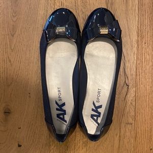 AK Sport Navy Blue flat shoe